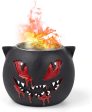 Table Top Fire Pit Bowl with Halloween Black Cat Design, Indoor Outdoor Use Online