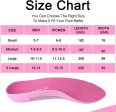 Pink Men s 7.5-9.5 Arch Support Insoles for Plantar Fasciitis Foot Pain Relief Hot on Sale