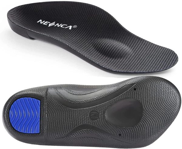 Black Men s 10-11.5 Arch Support Insoles for Plantar Fasciitis Foot Pain Relief Cheap