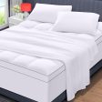 Queen Size Mattress Topper Set with Cooling Technology, Sheet, and Pillowcases - Complete Bedding Solution Fashion