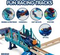 Ultimate Railway Adventure Train Set: 85-Piece Glow-in-the-Dark Tracks for Kids, DIY Electric Model with Realistic Features Fashion