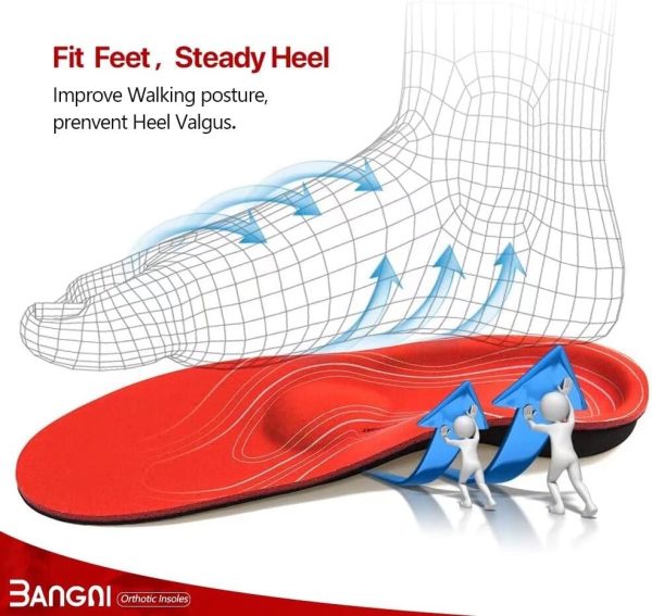 Men 11-11.5   Women 13-13.5 Arch Support Insoles - Foot Pain Relief & Stability Cheap