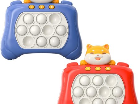 Light Up Fast Push Bubble Game 2-Pack - Ideal for Kids & Party Fun - Multi-Mode Toy Fashion