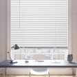 Cordless Mini Blinds for Windows 39  W x 64  H, Easy Inside Mount, Child-Safe Design For Sale