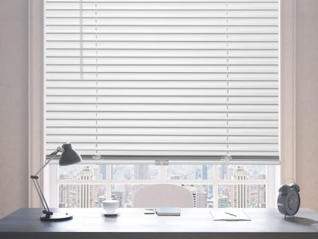 Cordless Mini Blinds for Windows 39  W x 64  H, Easy Inside Mount, Child-Safe Design For Sale