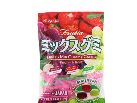 Kasugai Fruits Mix Gummy 3.59oz Supply