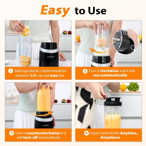 Powerful 1000W Personal Blender & Grinder Combo with Portable Smoothie Cups Online