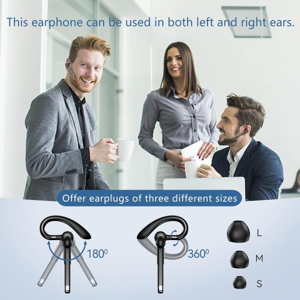 Premium Bluetooth 5.3 Headset with ENC, LED Display, & Quick Charge - Ideal for Drivers Online Hot Sale