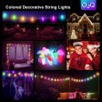 Transform Your Outdoor Space with 48FT LED String Lights | Weatherproof, Energy-Efficient, & App-Controlled - Perfect for Any Celebration! For Cheap