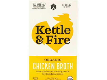 Kettle & Fire Organic Chicken Broth 32oz Online