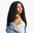 Enhance Your Look with Our 18-inch Kinky Straight #1B Black Wig - Yaki Straight, Natural Hairline & Glueless Online Sale