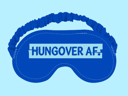 Ultimate Comfort with Vita Coco  Hungover AF  Eye Mask for Restful Sleep Online Hot Sale