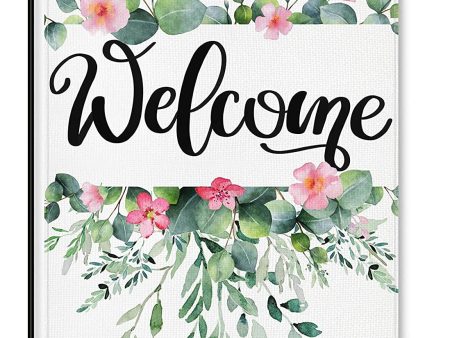 12 x18  Spring Flowers  Welcome  Yard Garden Flag Cheap