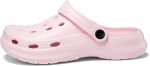 Pink Unisex Garden Clogs Size 6-6.5 Women 4.5-5 Men: Breathable & Quick-Drying Shoes Hot on Sale