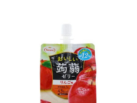 Tarami Oishii Konjac Jelly Apple Flavor 150g For Sale