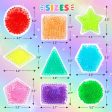 Squishy Stress Balls 9 Pack - Geometric Shapes for Kids, Sensory Toys on Sale