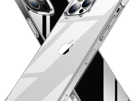 Shockproof iPhone 13 Pro Case - Non-Yellowing, 15ft Drop Protection, Scratch-Resistant, Slim & Non-Slip, 6.1   Transparency Supply