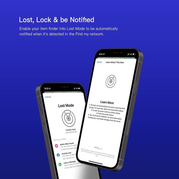 iOS Bluetooth Tracker: Key Finder & Luggage Locator w  Apple Find My Integration Supply