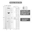 Space-Saving Bathroom Furniture Set: Slim Toilet Paper Holder and Storage Cabinet for Compact Bathrooms For Discount