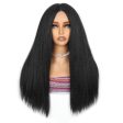 Enhance Your Look with Our 18-inch Kinky Straight #1B Black Wig - Yaki Straight, Natural Hairline & Glueless Online Sale