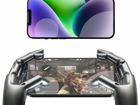 2pk iPhone 14 Plus Gaming Screen Protectors w  Dedicated Frosted Thumb Controls Hot on Sale