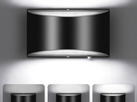 Dimmable 16W LED Wall Sconce - 6000K Cool White, Waterproof for Indoor Outdoor Use Hot on Sale