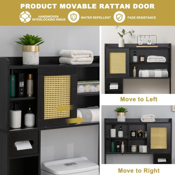 Maximize Bathroom Storage with 6-Tier Freestanding Rack - Fits Over Standard Toilets For Discount