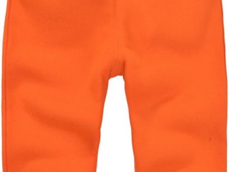 Orange Unisex Toddler Jogger Pants 2T - Cotton Blend for Warmth & Comfort Cheap