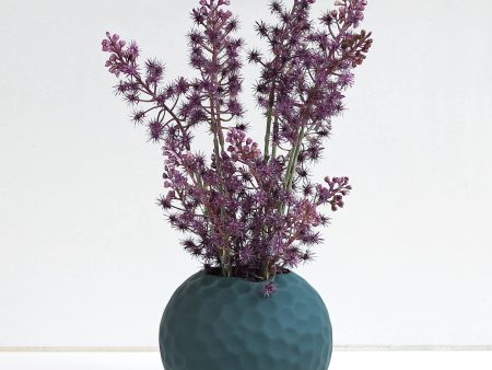 13.3  Purple Indoor Tabletop Artificial Plant Faux Plant w  Vase Cheap