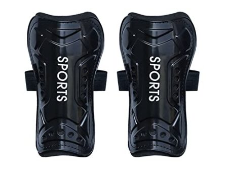 Soccer Shin Guards Kids Youth - Shin Pads Cushion Protection Reduce - Protection Breathable Shin Guards (Black, S (3-6Y)) Online Hot Sale