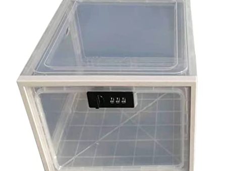 Versatile Transparent Lockable Box: Perfect for Home, Office, Fridge - Odorless, Durable Storage for Safety & Organization Sale