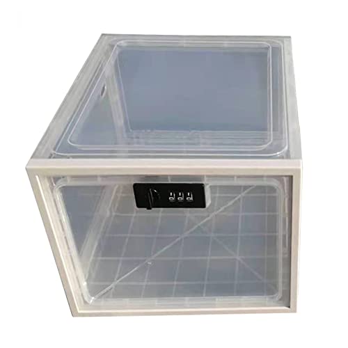 Versatile Transparent Lockable Box: Perfect for Home, Office, Fridge - Odorless, Durable Storage for Safety & Organization Sale