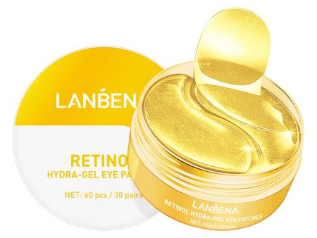 30 Pairs Gold Retinol & Collagen Under Eye Masks Patches Online Sale