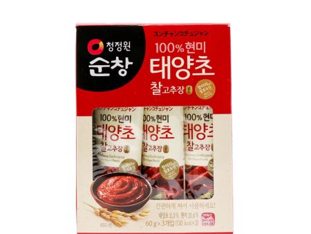 Chung Jung One Hot Pepper Paste Tubes (60g x 3 Tubes), 180g Online