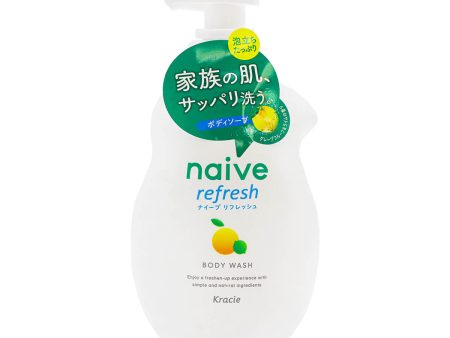 Kracie Naive Body Wash Refresh 530ml Hot on Sale