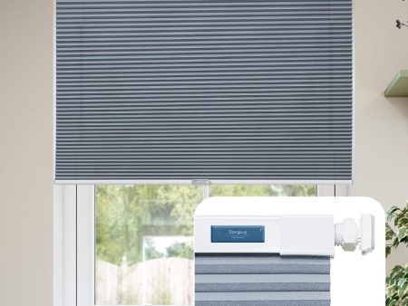 Cellular Window Shades Cordless, Light Filtering Honeycomb Blinds, 30  W x 64  H, Smoke Gray, Perfect for Home & Office - Easy Installation Hot on Sale