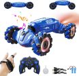 Hand Gesture RC Stunt Car with LED Lights & Music - Ultimate Toy for Kids Ages 6-10 For Cheap