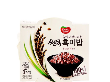 Dongwon Cooked Black Rice 3 packs x 210g Discount