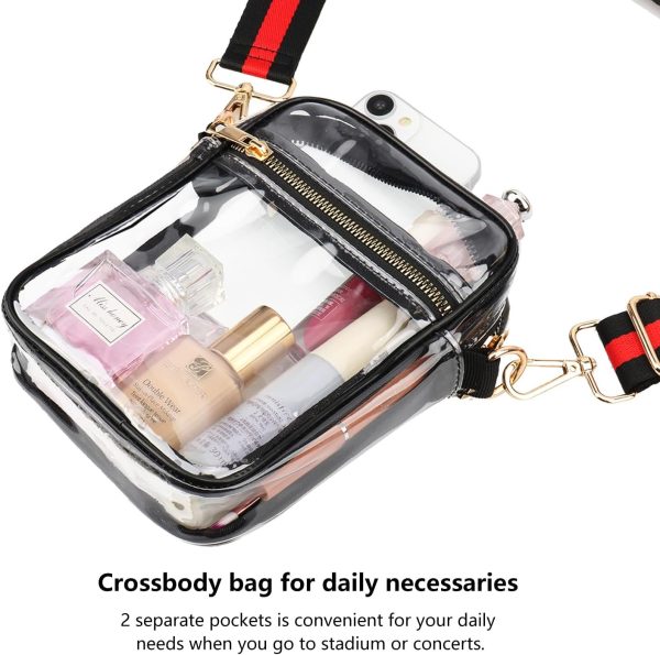 Clear Stadium-Approved Crossbody Bag for Women – Ideal for Sports, Concerts & Travel Cheap