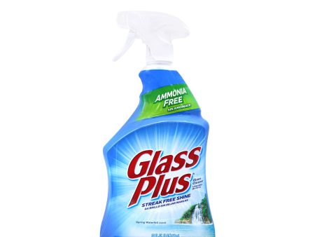 Glass Plus Glass Cleaner Spring Waterfall Scent 32fl.oz Online