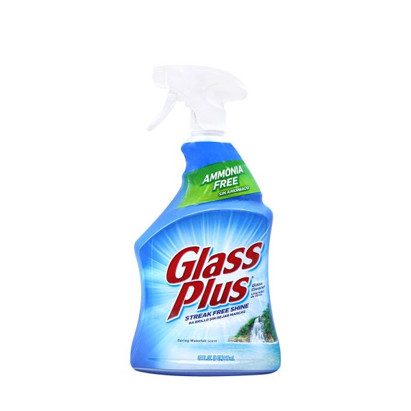 Glass Plus Glass Cleaner Spring Waterfall Scent 32fl.oz Online