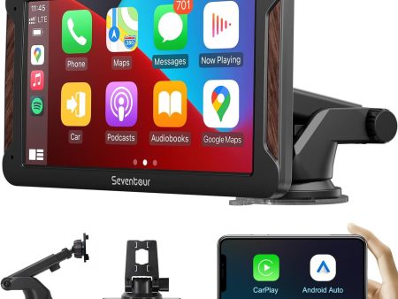 Transform Your Drive: 7  Wireless CarPlay & Android Auto Touchscreen - GPS Bluetooth Audio Online