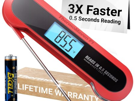 Fast-Reading Professional Meat Thermometer, High Accuracy & IP67 Waterproof - Ideal for BBQ & Kitchen Use Online Sale