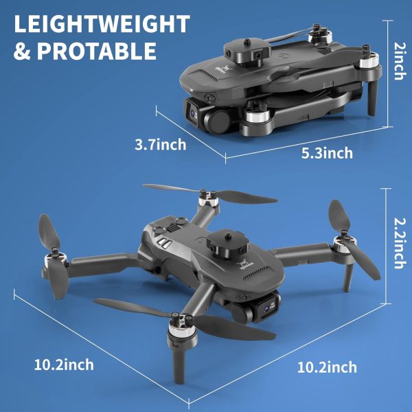 Discover Aerial Photography with Our Foldable Drone: 1080P HD Camera, Dual Batteries, and Enhanced Flight Controls For Discount