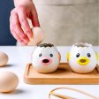 Pink Ceramic Egg Separator, Cartoon Chicken Design, Kitchen Gadget for Baking - Handmade Egg White and Yolk Filter Tool Discount