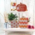 3pcs Wooden Pumpkin  Happy Fall Y all  Signs Decorations For Discount