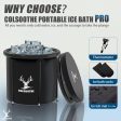 Portable Large Ice Bath Tub for Athletes with Lid, Mat & Socks - 112 Gallon Cold Plunge Tub for Enhanced Recovery Hot on Sale