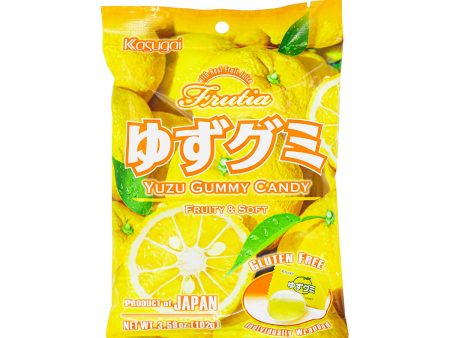 Kasugai Frutia Yuzu Gummy Candy 3.59oz Cheap