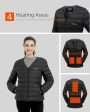 Women s 2XL Heated Jacket with 10000mAh Battery Pack for Winter Sports - Windproof, Waterproof, Fast Heating Supply