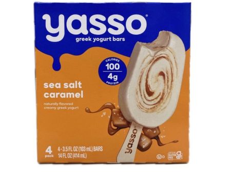 Yasso Sea Salt Caramel Ygrt Bar 4 103ml Online now